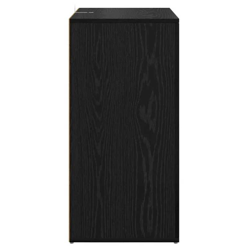Šoninės lentynos Corona 2 pcs Juodas ąžuolas 59 x 39 x 80 cm