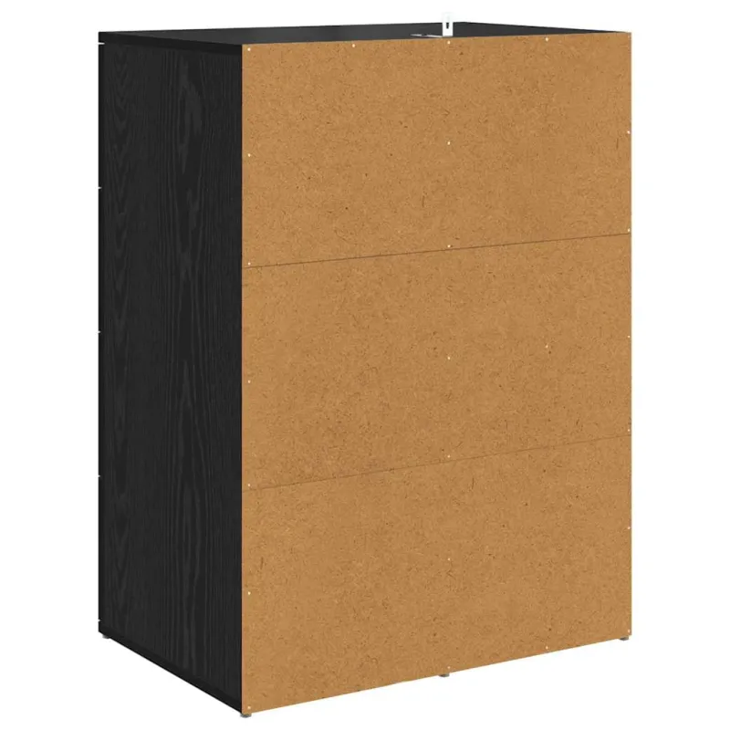 Šoninės lentynos Corona 2 pcs Juodas ąžuolas 59 x 39 x 80 cm