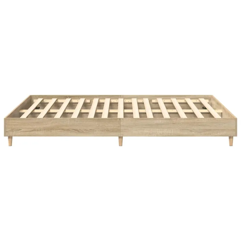 Lovos rėmas 2 pcs Sonoma 152 x 203 cm Apdirbta mediena