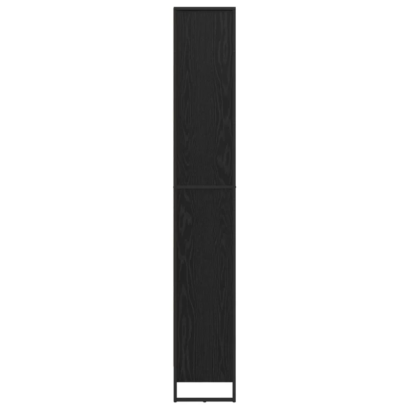 Knygų spinta 2 pcs Juodas ąžuolas 60 x 30 x 189,5 cm