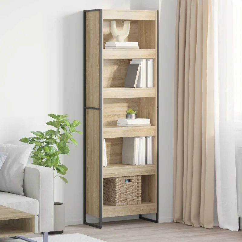 Knygų spinta 2 pcs Sonoma 60 x 30 x 189,5 cm Apdirbta mediena