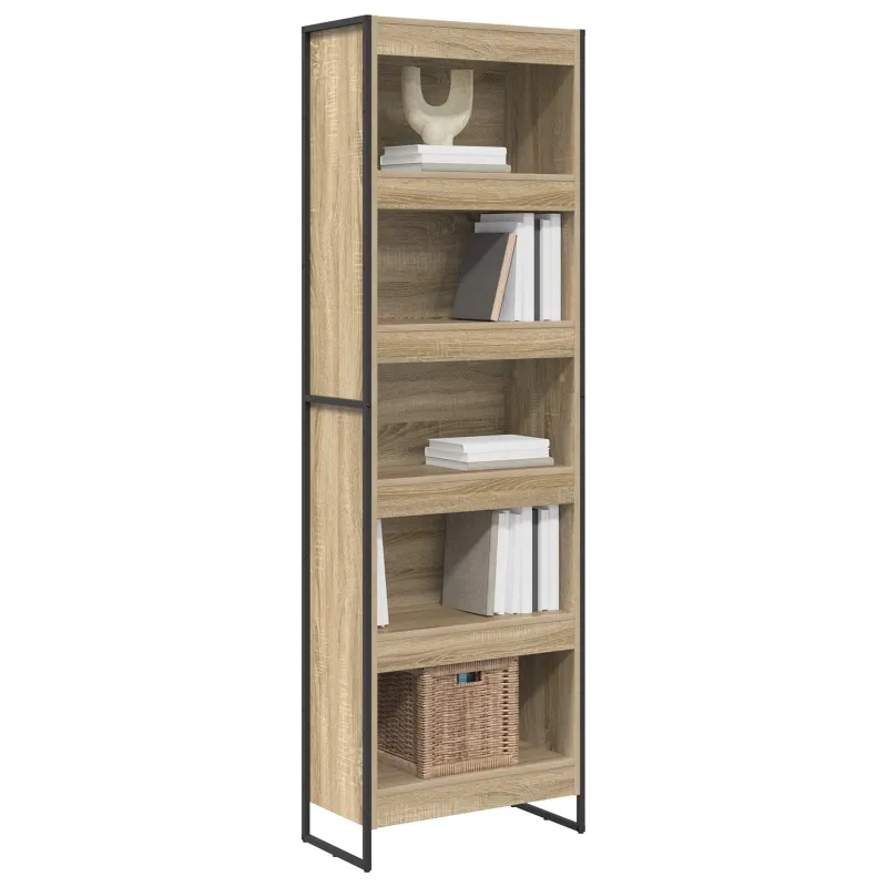 Knygų spinta 2 pcs Sonoma 60 x 30 x 189,5 cm Apdirbta mediena