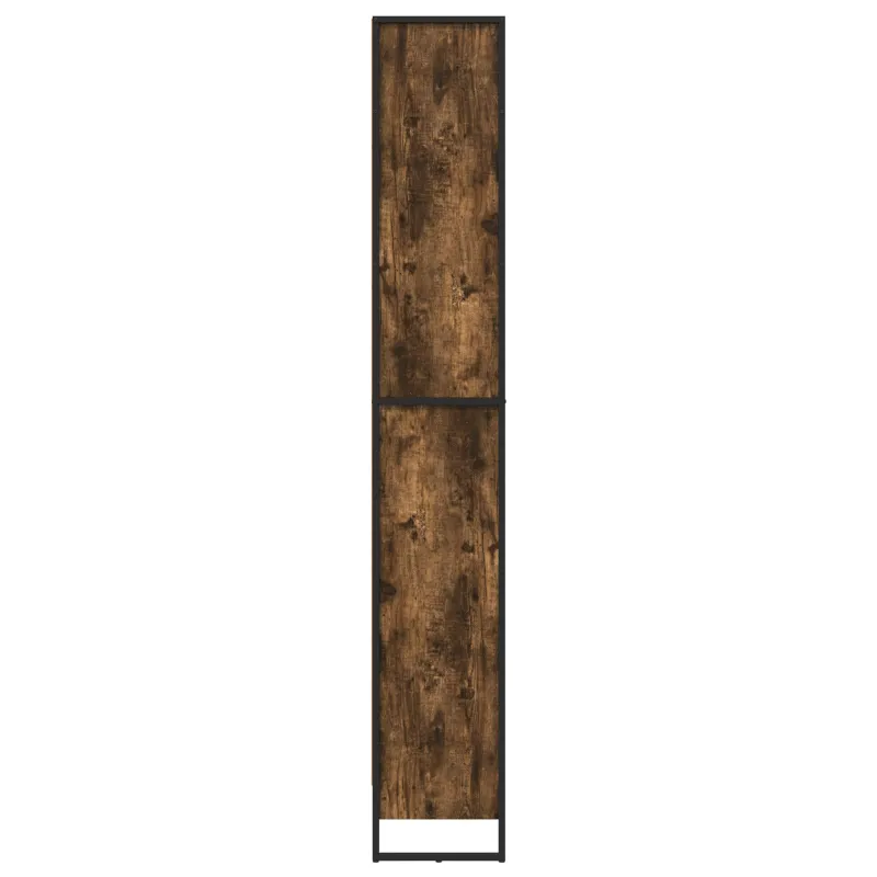 Knygų spinta 2 pcs Dūminis ąžuolas 60 x 30 x 189,5 cm