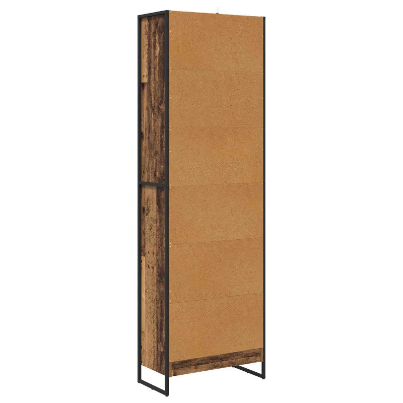 Knygų spinta 2 pcs Senovinis medis 60 x 30 x 189,5 cm