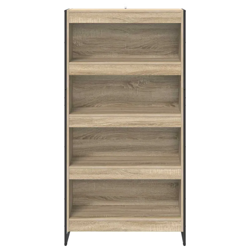 Knygų spinta 2 pcs Sonoma 80 x 30 x 155 cm Apdirbta mediena