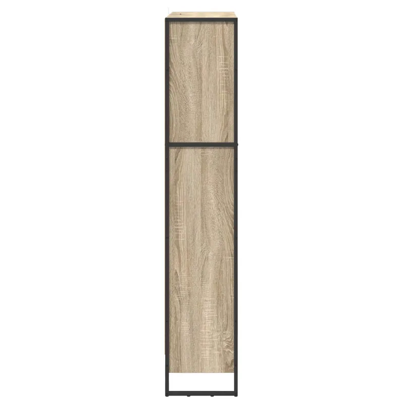 Knygų spinta 2 pcs Sonoma 80 x 30 x 155 cm Apdirbta mediena