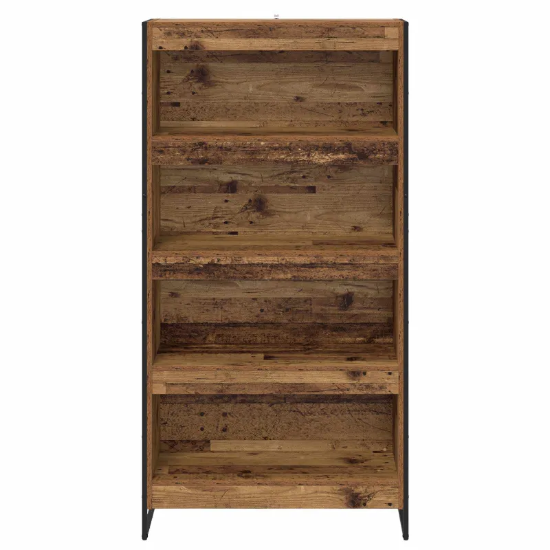 Knygų spinta 2 pcs Senovinis medis 80 x 30 x 155 cm