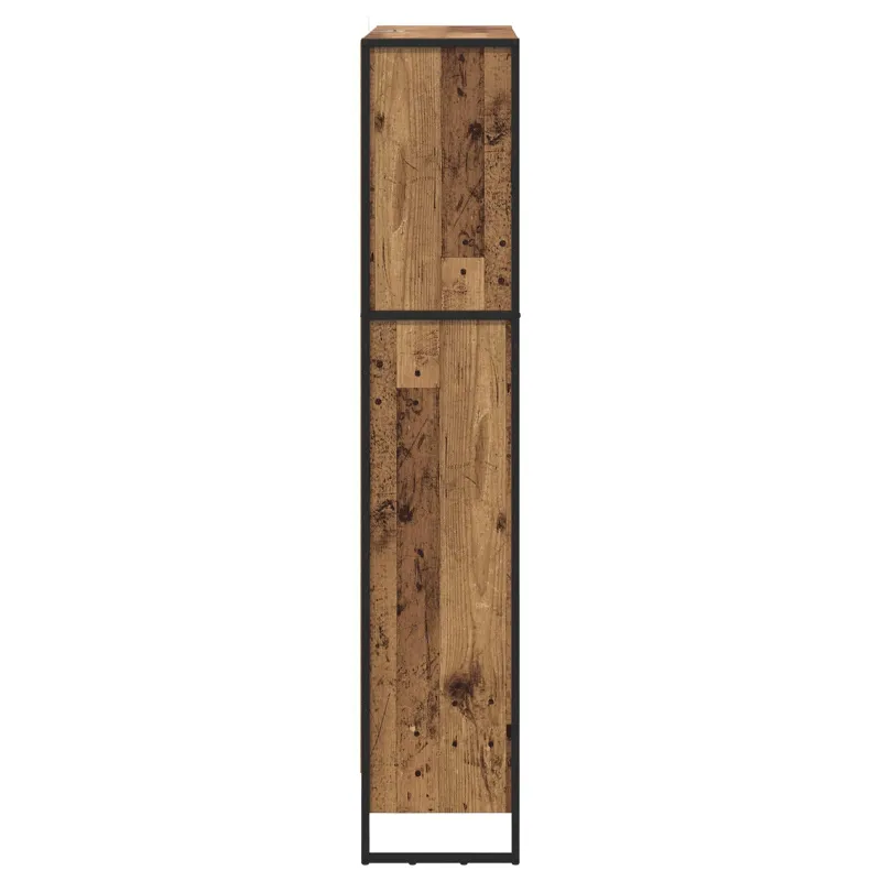Knygų spinta 2 pcs Senovinis medis 80 x 30 x 155 cm