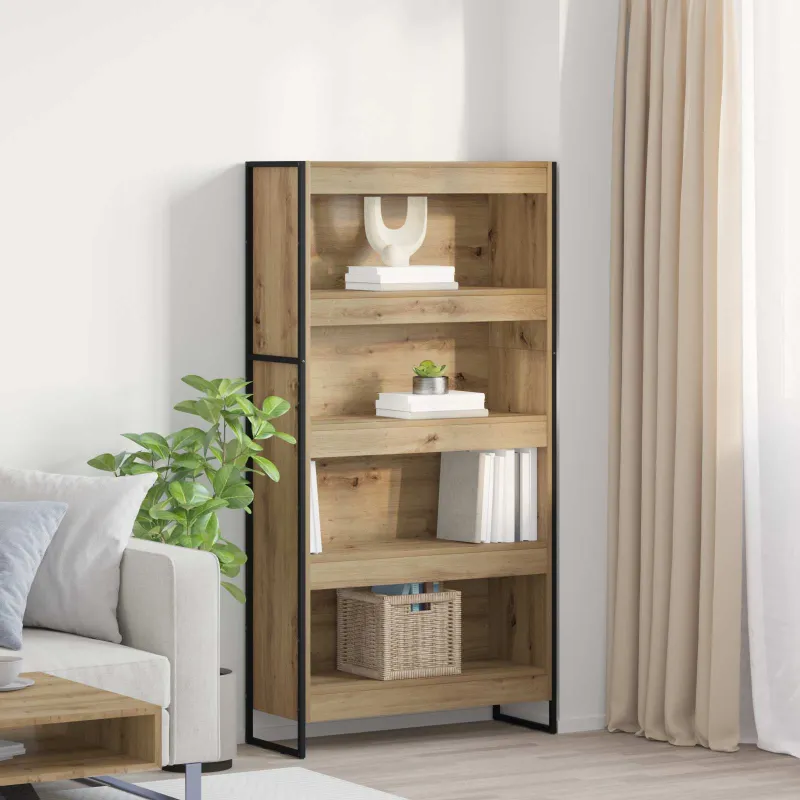 Knygų spinta 2 pcs Meistrų ąžuolas 80 x 30 x 155 cm