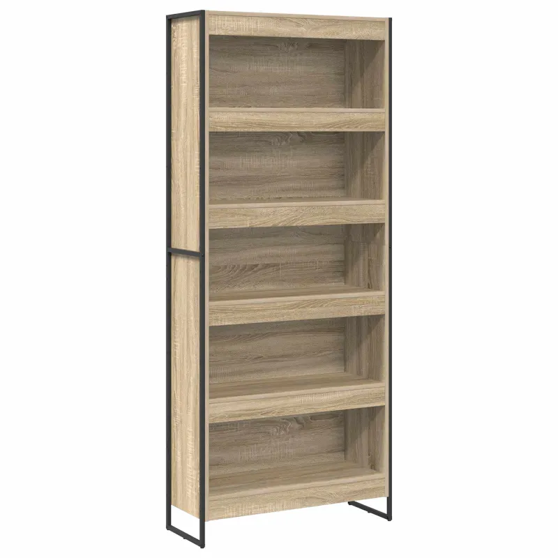 Knygų spinta 2 pcs Sonoma 80 x 30 x 189,5 cm Apdirbta mediena