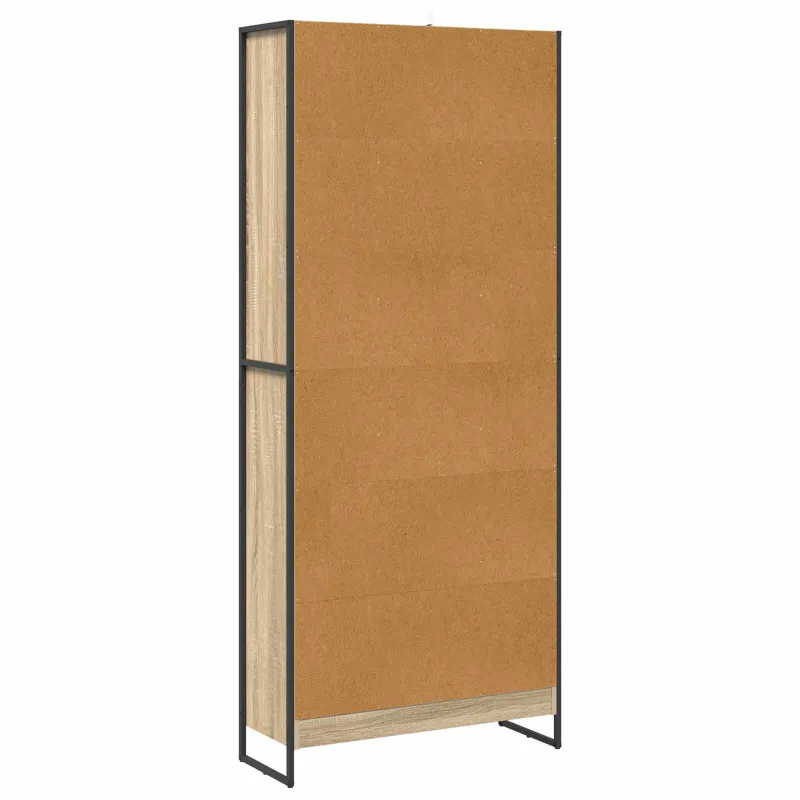 Knygų spinta 2 pcs Sonoma 80 x 30 x 189,5 cm Apdirbta mediena