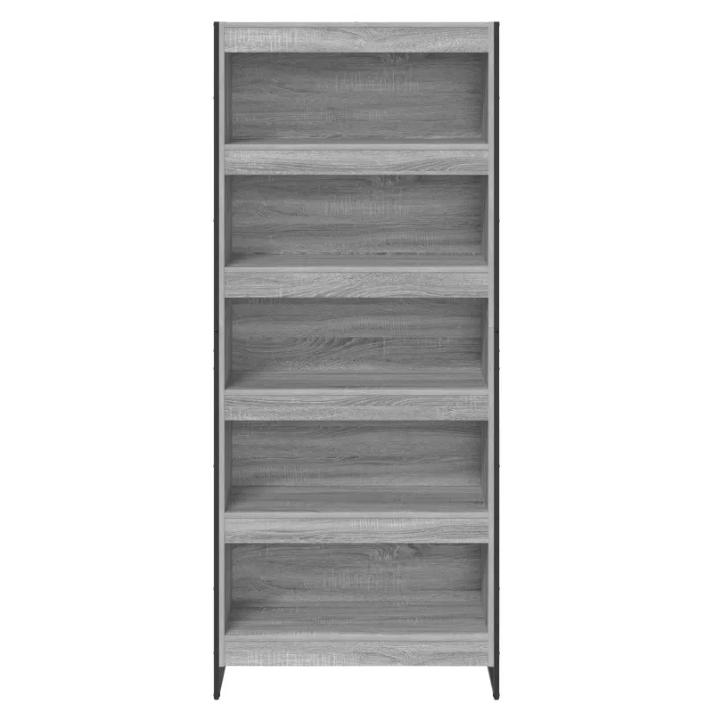 Knygų spinta 2 pcs Pilkas Sonoma 80 x 30 x 189,5 cm