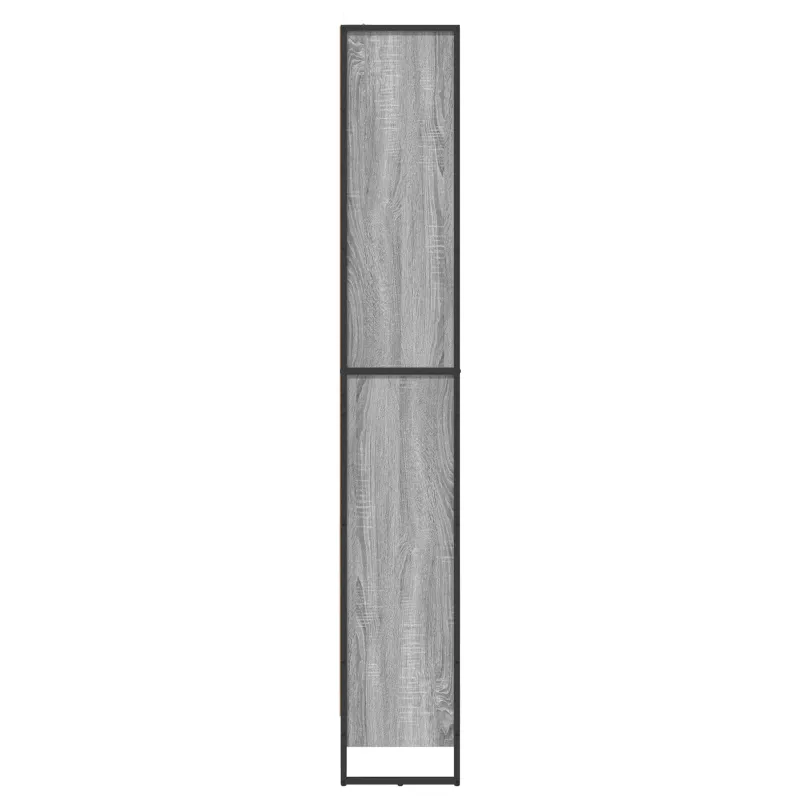 Knygų spinta 2 pcs Pilkas Sonoma 80 x 30 x 189,5 cm