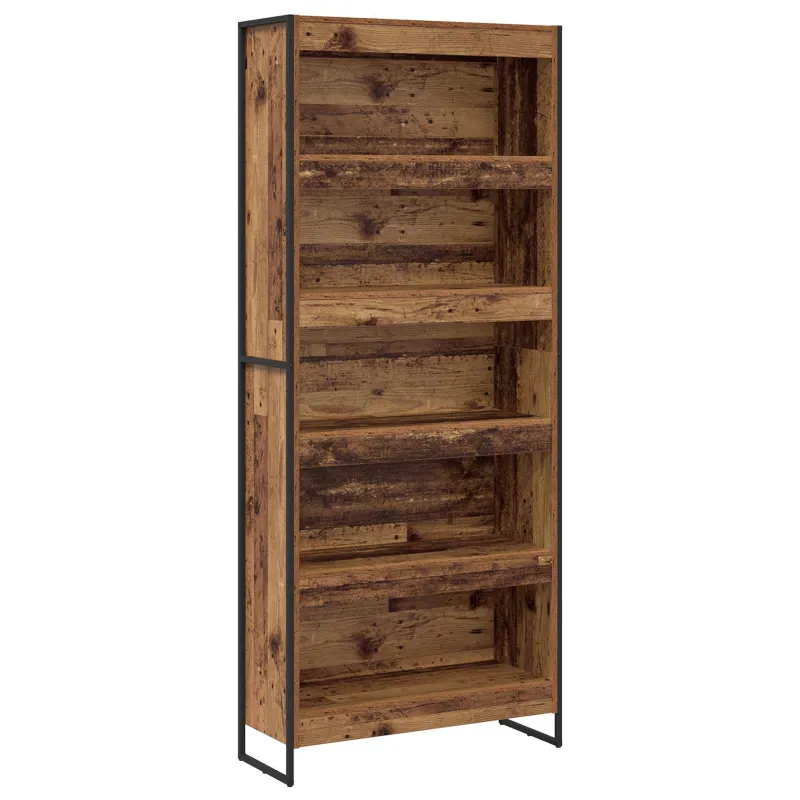 Knygų spinta 2 pcs Senovinis medis 80 x 30 x 189,5 cm