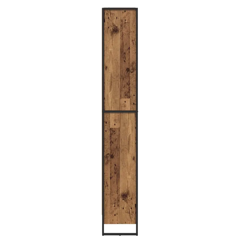 Knygų spinta 2 pcs Senovinis medis 80 x 30 x 189,5 cm