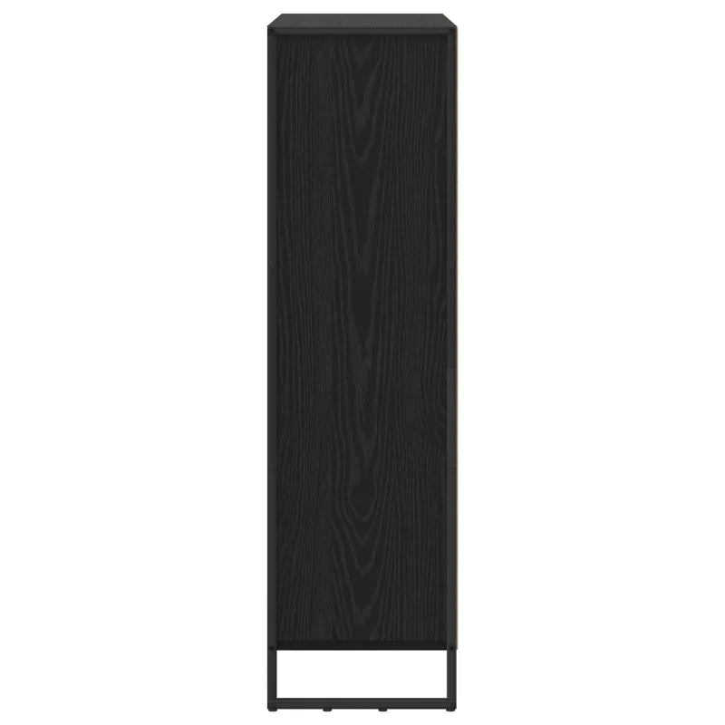 Knygų spinta 2 pcs Juodas ąžuolas 99,5 x 30 x 108 cm