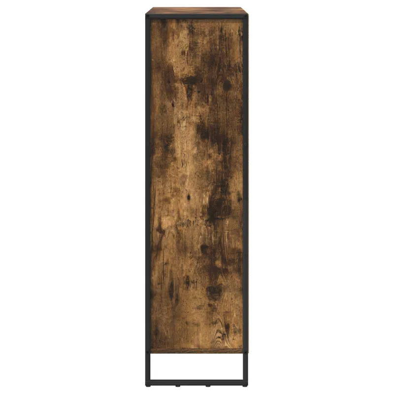 Knygų spinta 2 pcs Dūminis ąžuolas 99,5 x 30 x 108 cm
