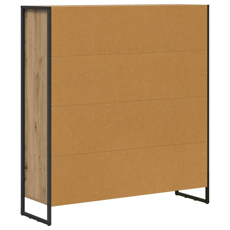 Knygų spinta 2 pcs Meistrų ąžuolas 99,5 x 30 x 108 cm