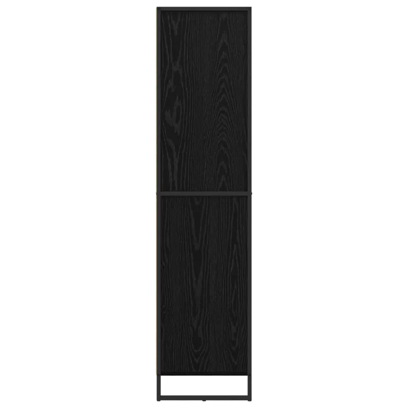 Kabalas su stalčių 2 pcs Juodas ąžuolas 81 x 36 x 150.5 cm