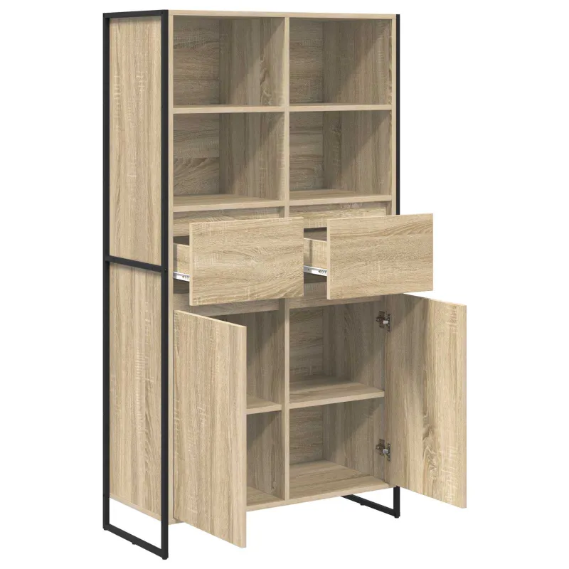 Kabalas 2 pcs Sonoma 81 x 36 x 150.5 cm Apdirbta mediena