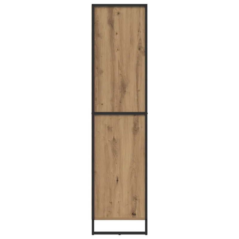 Kabalas su stalčių 2 pcs Meistrų ąžuolas 81 x 36 x 150.5 cm