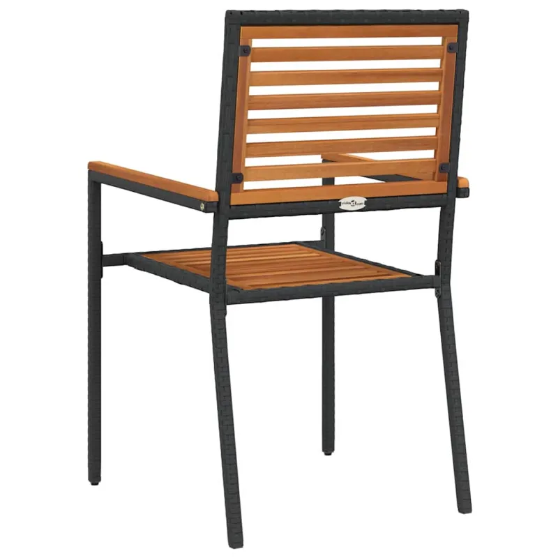 Sodo krėslai, kurie vienas ant kito sukraunami 4 pcs