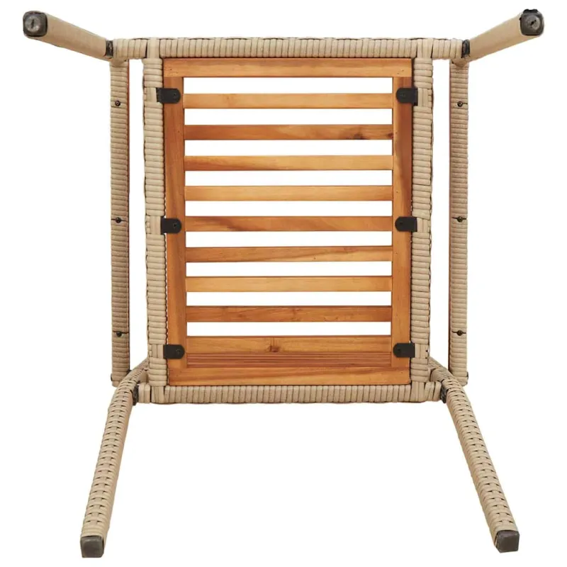 Sodo krėslai, kurie vienas ant kito sukraunami 4 pcs