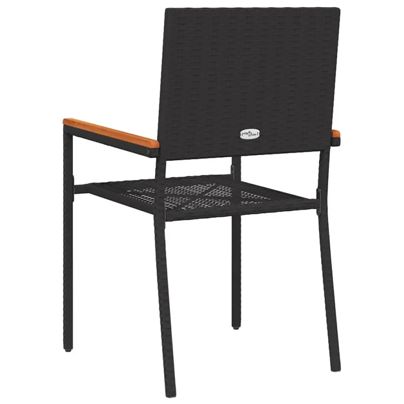 Sodo krėslai, kurie vienas ant kito sukraunami 4 pcs
