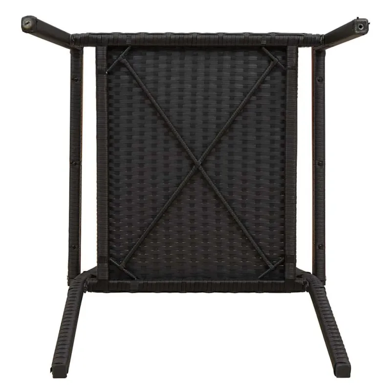 Sodo krėslai, kurie vienas ant kito sukraunami 4 pcs