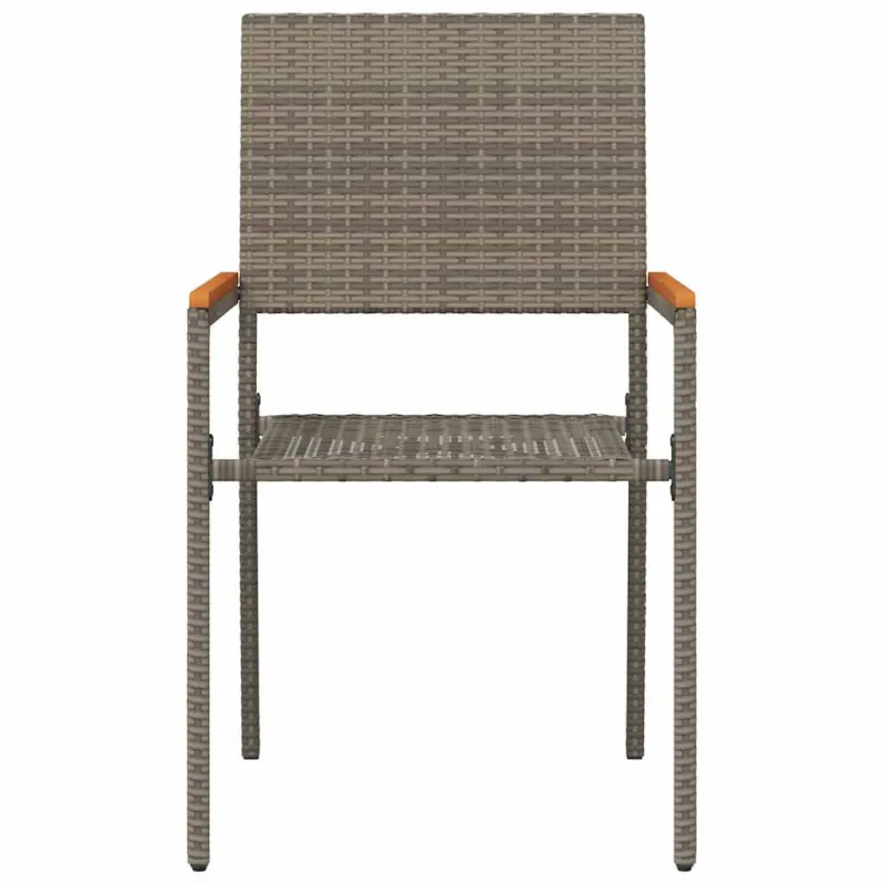 Sodo krėslai, kurie vienas ant kito sukraunami 4 pcs