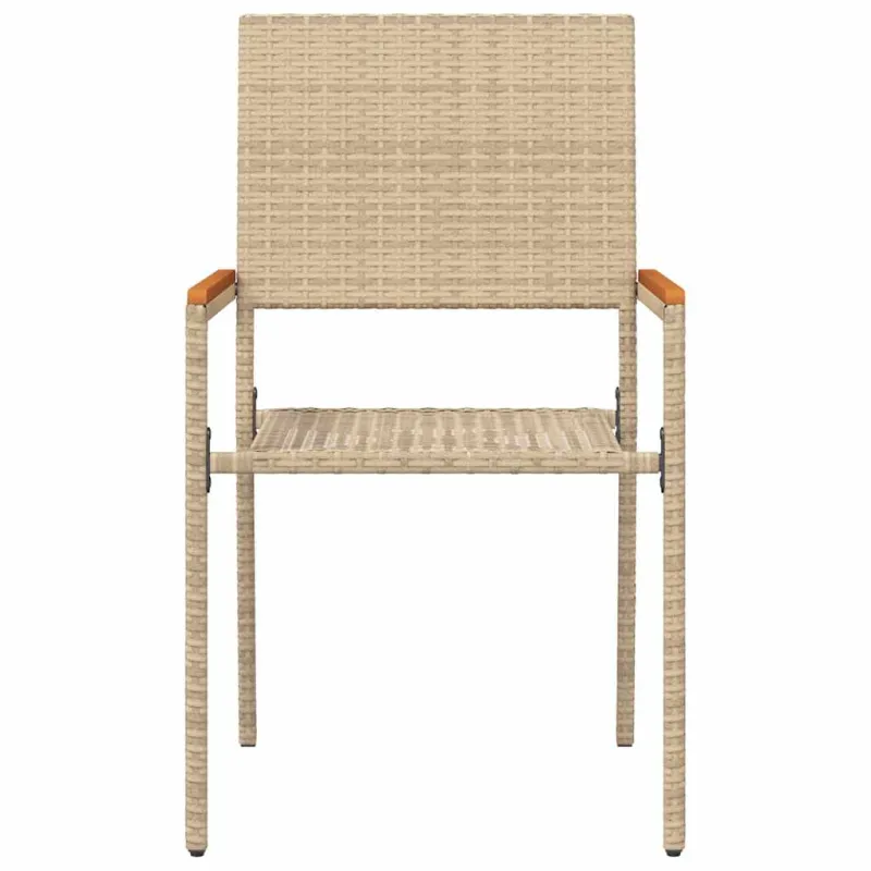 Sodo krėslai, kurie vienas ant kito sukraunami 4 pcs