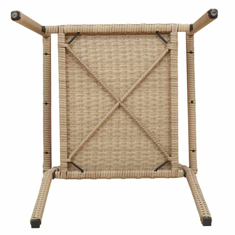 Sodo krėslai, kurie vienas ant kito sukraunami 4 pcs
