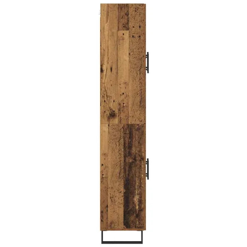 Aukštas spintelė 2 pcs Senovinis medis 69,5 x 34 x 180 cm