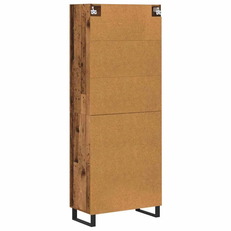 Aukštas spintelė 2 pcs Senovinis medis 69,5 x 34 x 180 cm