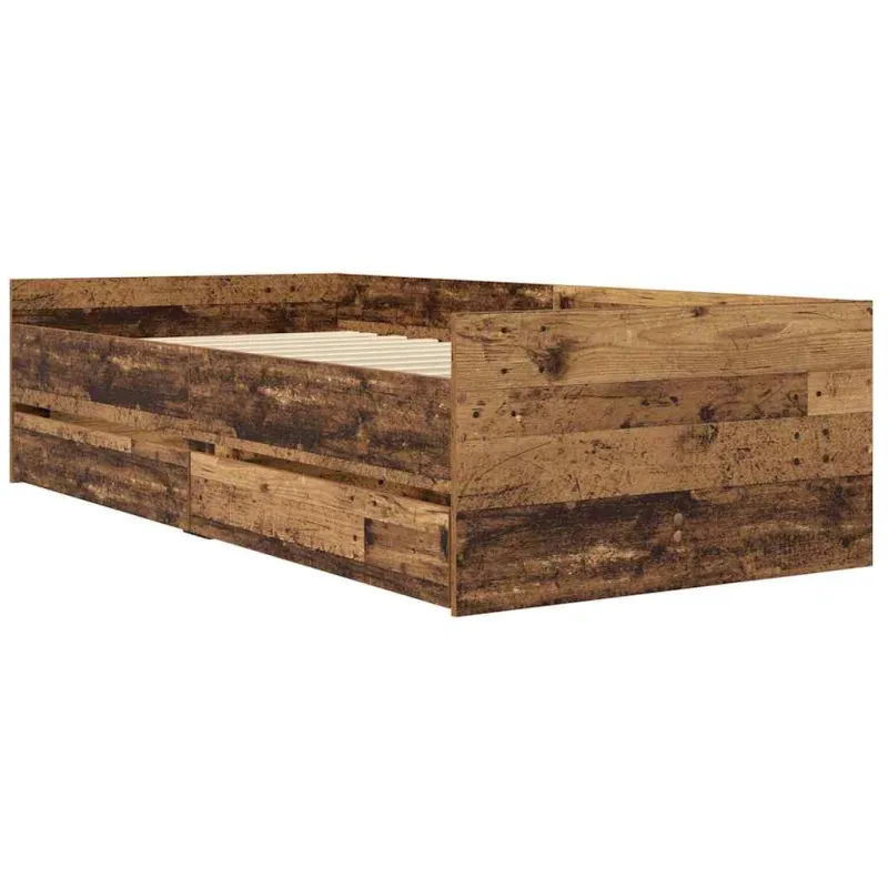 Lovos rėmas Senovinis medis 100 x 200 cm Kietos pušies mediena