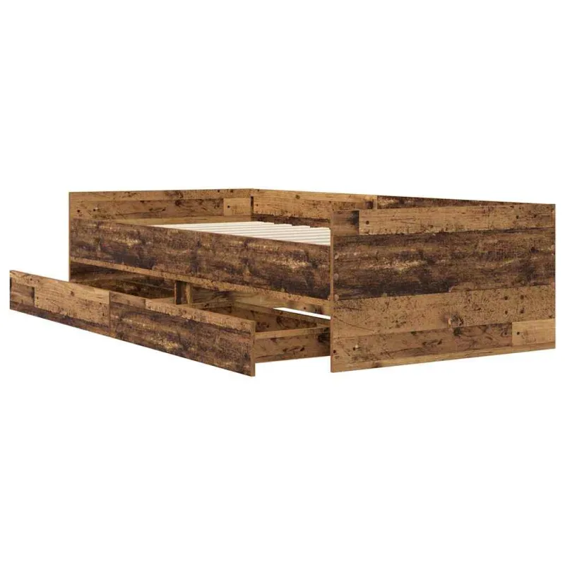 Lovos rėmas Senovinis medis 100 x 200 cm Kietos pušies mediena