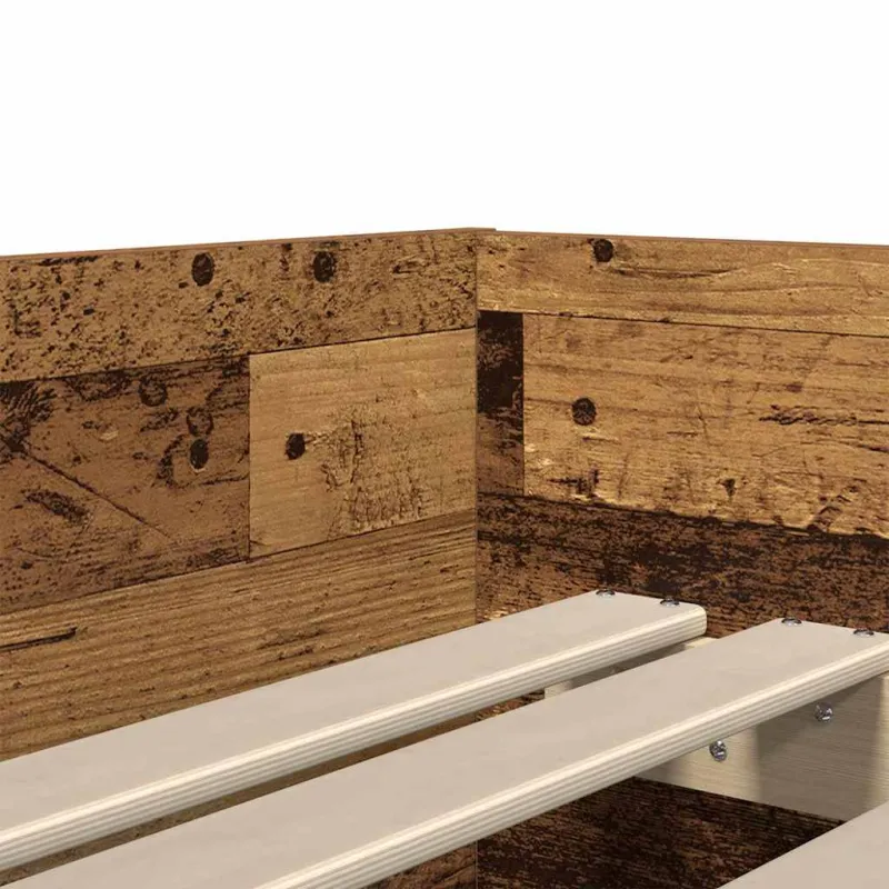 Lovos rėmas Senovinis medis 100 x 200 cm Kietos pušies mediena