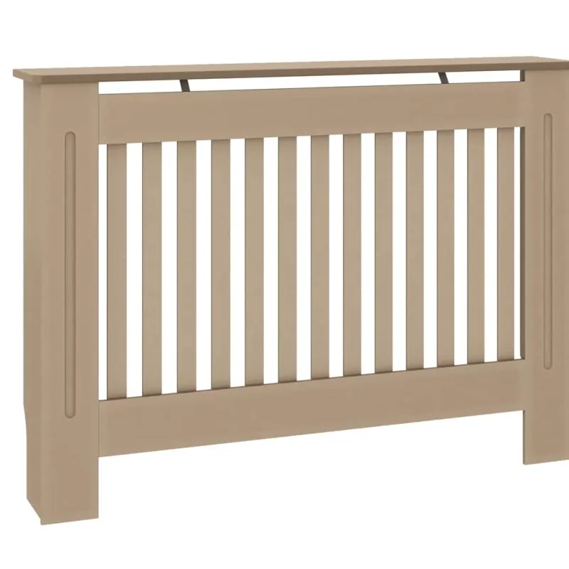 Radiatoriaus dangtis 2 pcs Sonoma ąžuolas 112 x 19 x 81,5cm