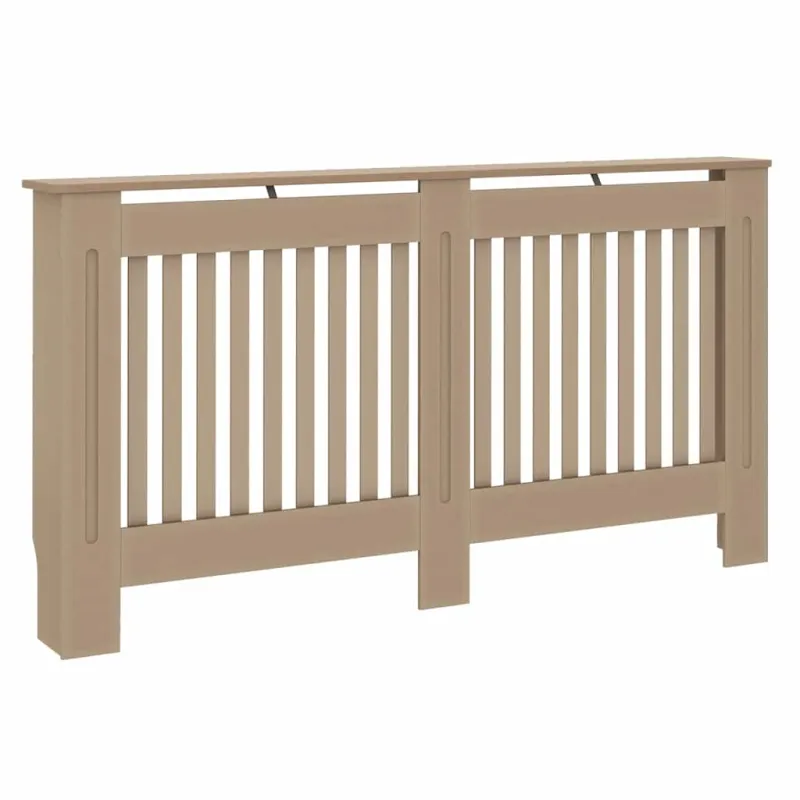 Radiatoriaus dangtis 2 pcs Sonoma ąžuolas 152 x 19 x 81,5cm