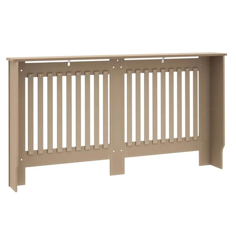 Radiatoriaus dangtis 2 pcs Sonoma ąžuolas 152 x 19 x 81,5cm