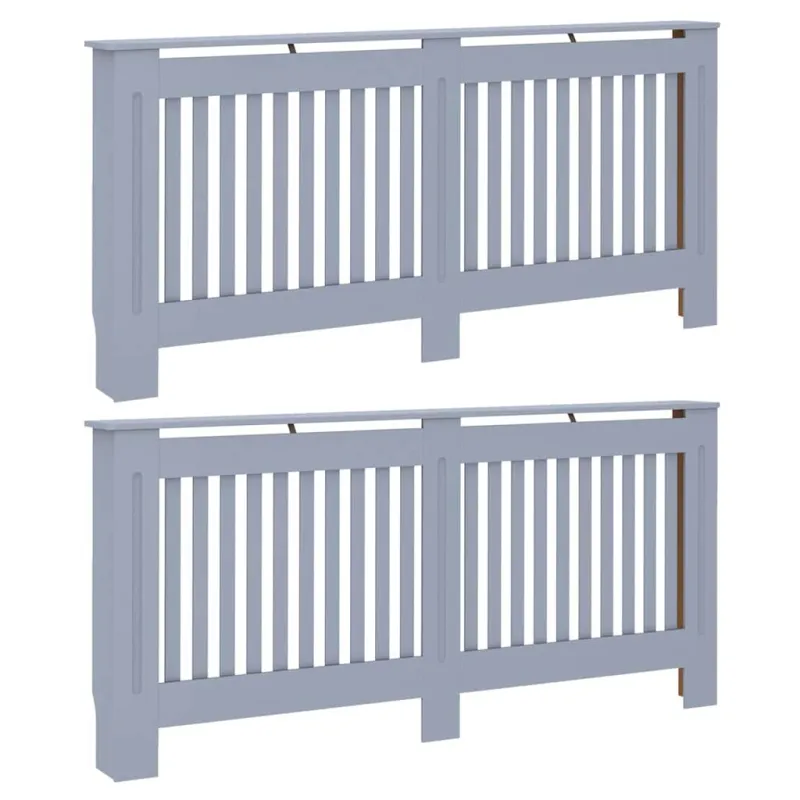 Radiatoriaus dangtis 2 pcs Pilka 172 x 19 x 81,5cm