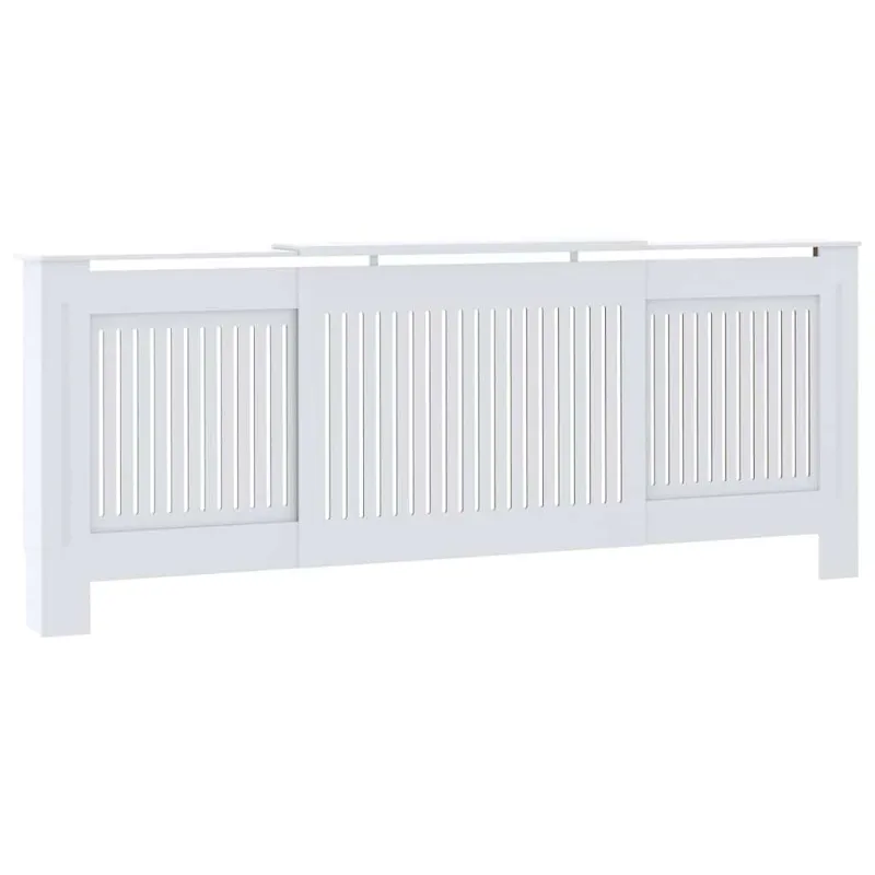Radiatoriaus dangtis 2 pcs Balta 205 x 20,5 x 81,5cm