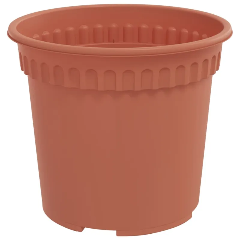 Augalų vazonai 24 pcs Raudona plyta Ø 15 x 12 cm Plastmasė