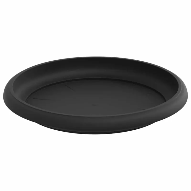 Augalų vazonai 24 pcs Juoda Ø 19 x 16 cm Plastmasė