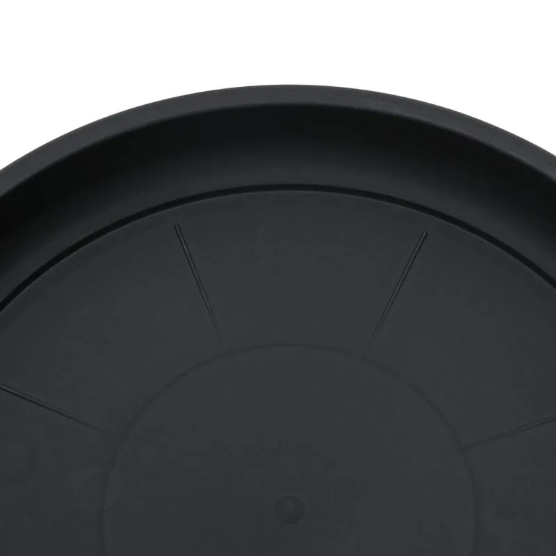 Augalų vazonai 24 pcs Juoda Ø 19 x 16 cm Plastmasė