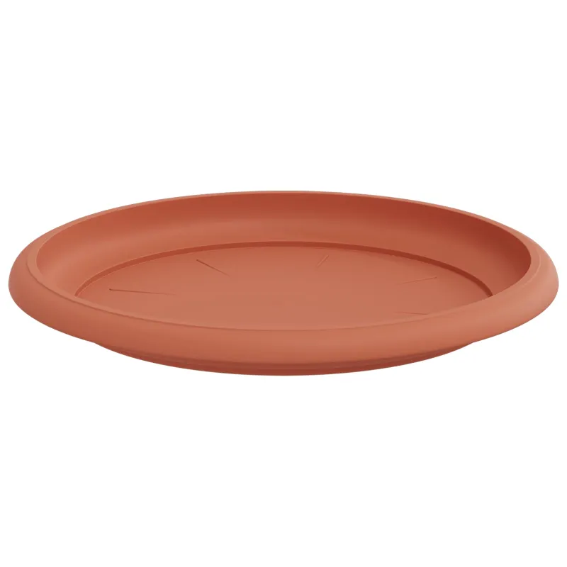 Augalų vazonai 6 pcs Raudona plyta Ø 26 x 21.5 cm Plastmasė