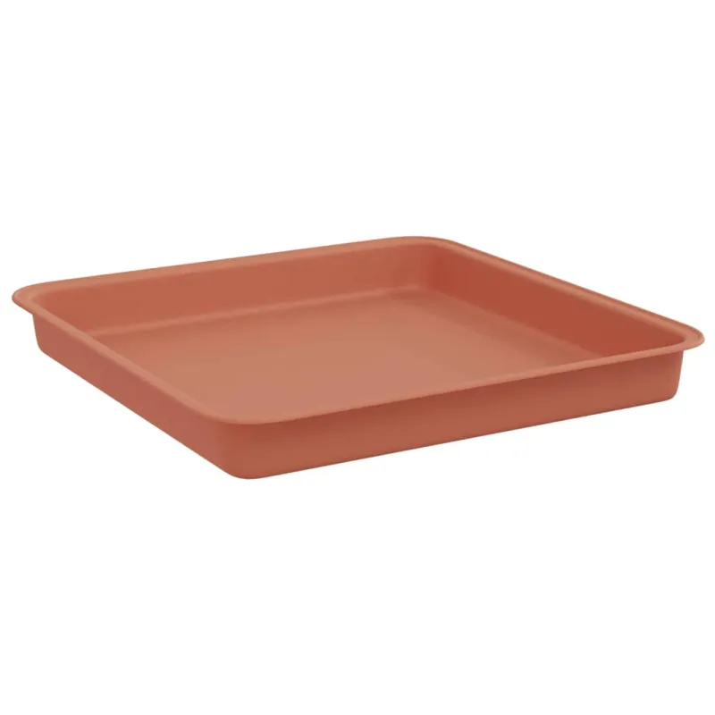 Augalų vazonai 6 pcs Raudona plyta 23 x 23 x 17,5 cm Plastmasė