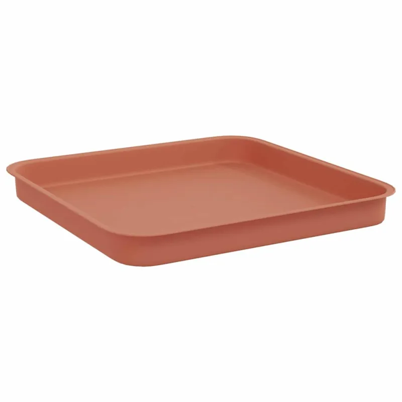 Augalų vazonai 24 pcs Raudona plyta 33 x 33 x 26 cm Plastmasė