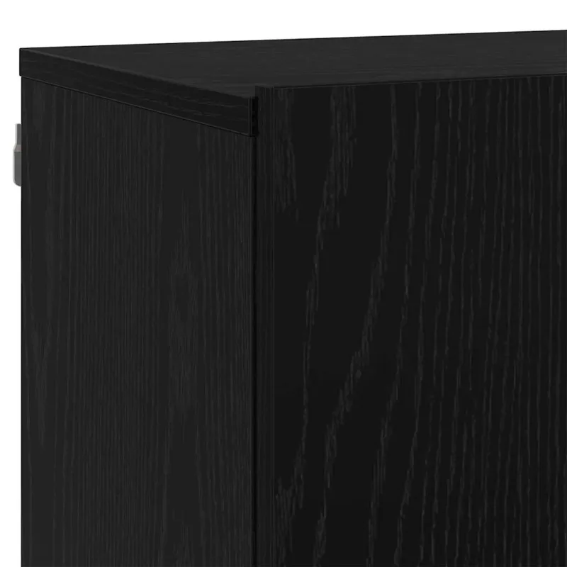 TV vienetai 6 pcs juoda ąžuolo Apdirbta mediena