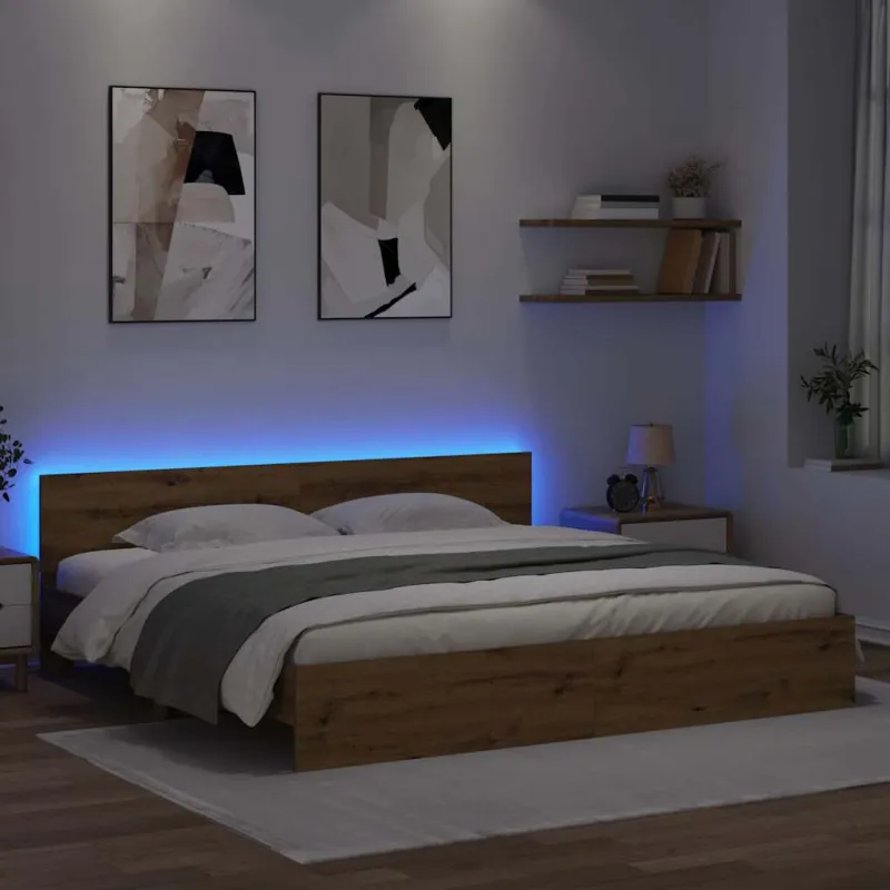 Lovos rėmas Amatininkų ąžuolas 180 x 200 cm Apdirbta mediena
